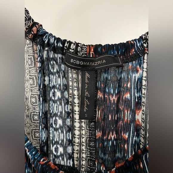 BCBG MaxAzria Printed Lightweight Maxi Dress Size Small - Picture 7 of 11